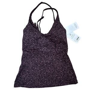 Athleta|Triangle Tankini|Brown Floral|SZ M/D-DD‎